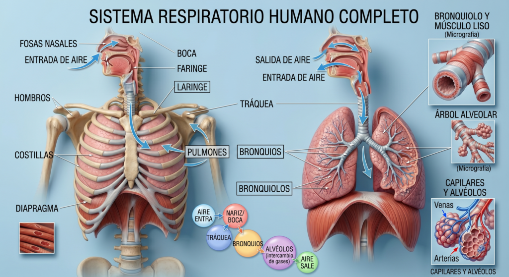 la respiración en el canto